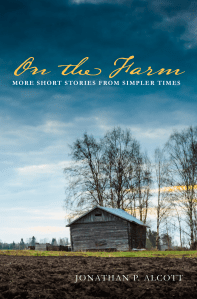On the Farm book cover - image of farmhouse, trees, and sky